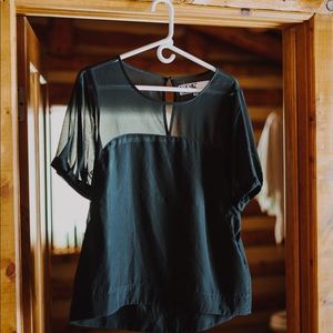 M.S.K elegant black top.